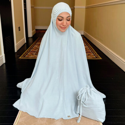 Telekung Saira Bella Ammara Baby Blue