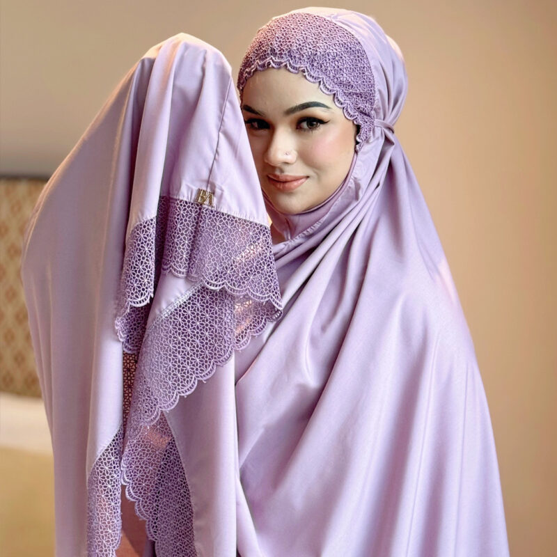 Telekung Adni Bella Ammara Lilac